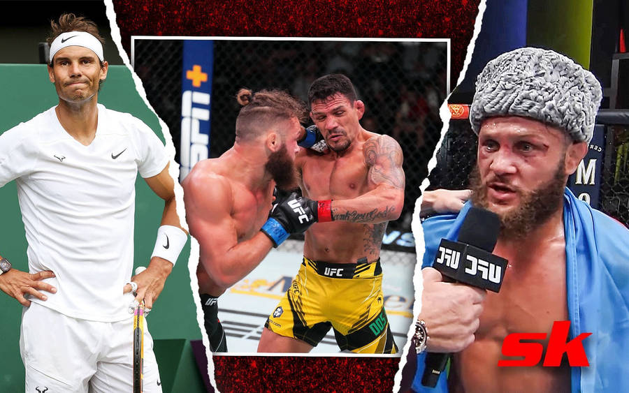 Rafael Fiziev Sports Poster Wallpaper