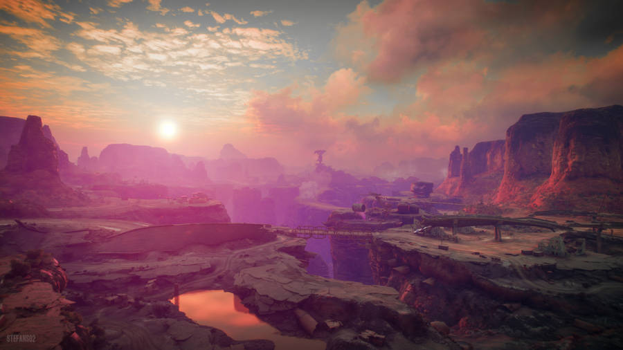 Rage Scenic Game Landscape Wallpaper