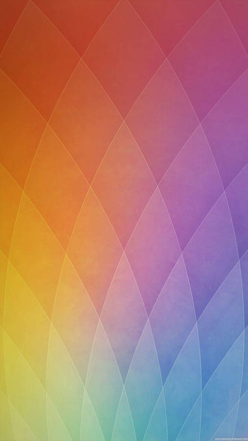 Rainbow Colored Diamonds Miui Wallpaper