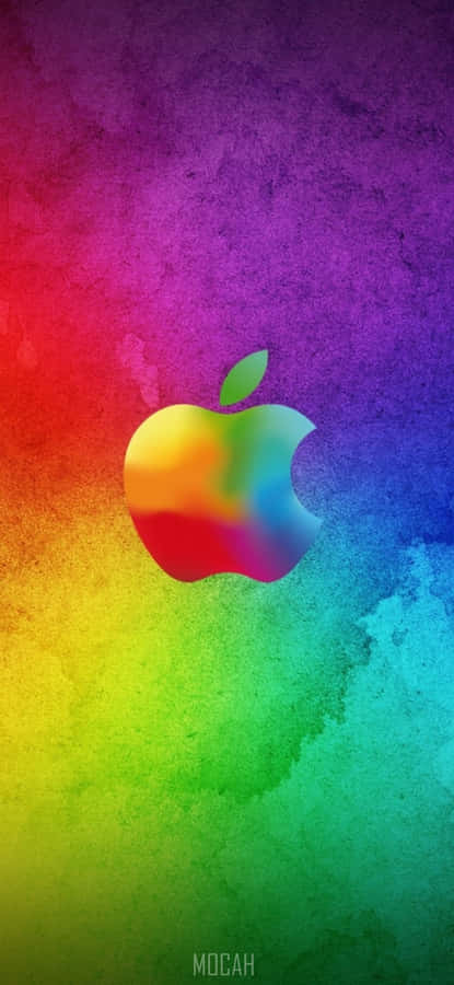 Rainbow Colored Ios 3 Wallpaper