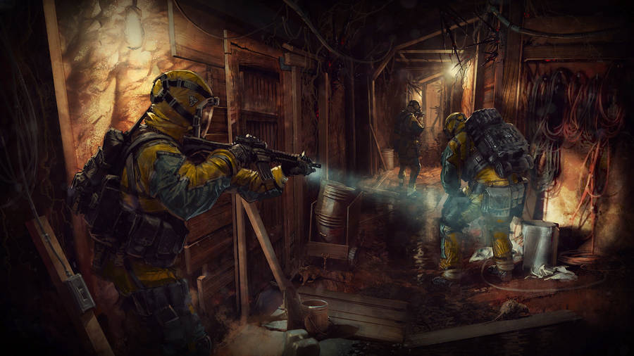 Rainbow Six Contaminated Tunnel Wallpaper