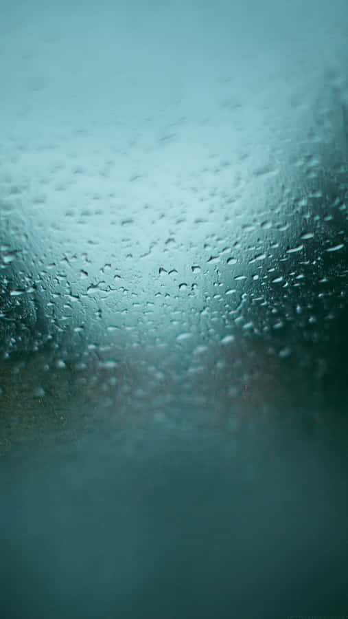 Raindropson Glass Texture Wallpaper