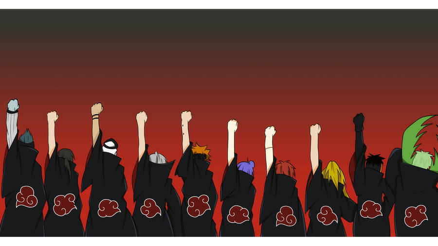 Raised Fists Akatsuki Pc Wallpaper