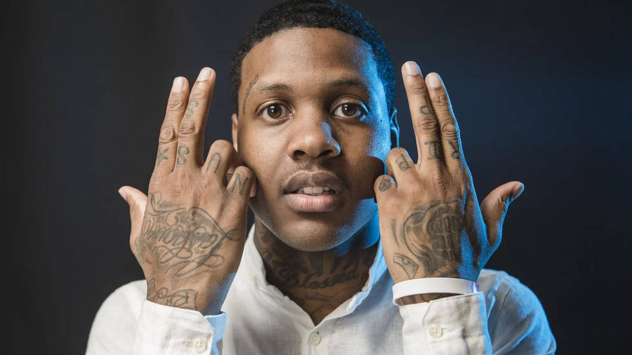 Rapper Lil Durk Portrait Wallpaper