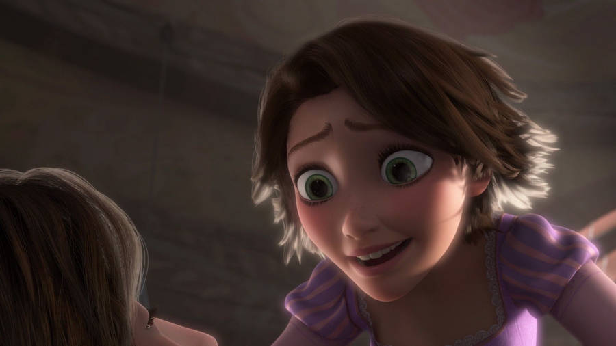 Rapunzel In Short Hair Wallpaper