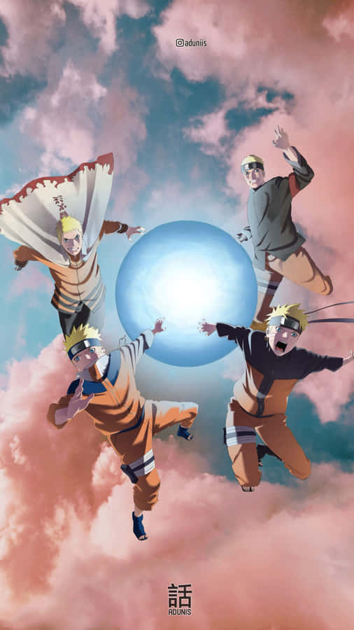 Rasengan Naruto Aesthetic Phone Wallpaper