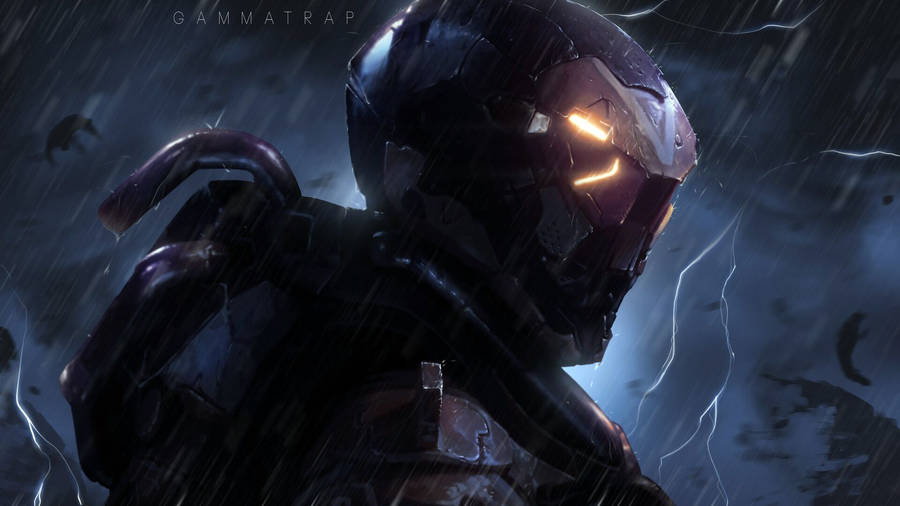 Ready For Battle In Javelin Armor Wallpaper