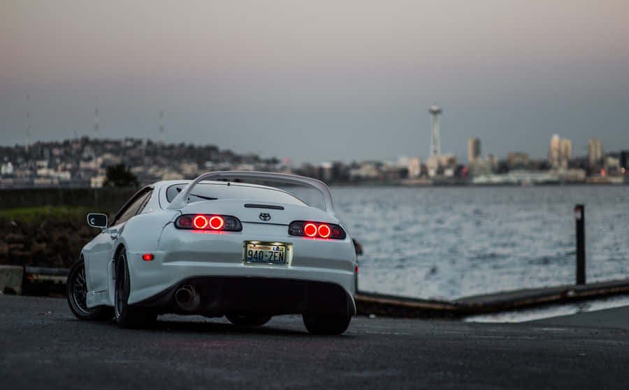 Ready To Race: Jdm Toyota Supra Wallpaper