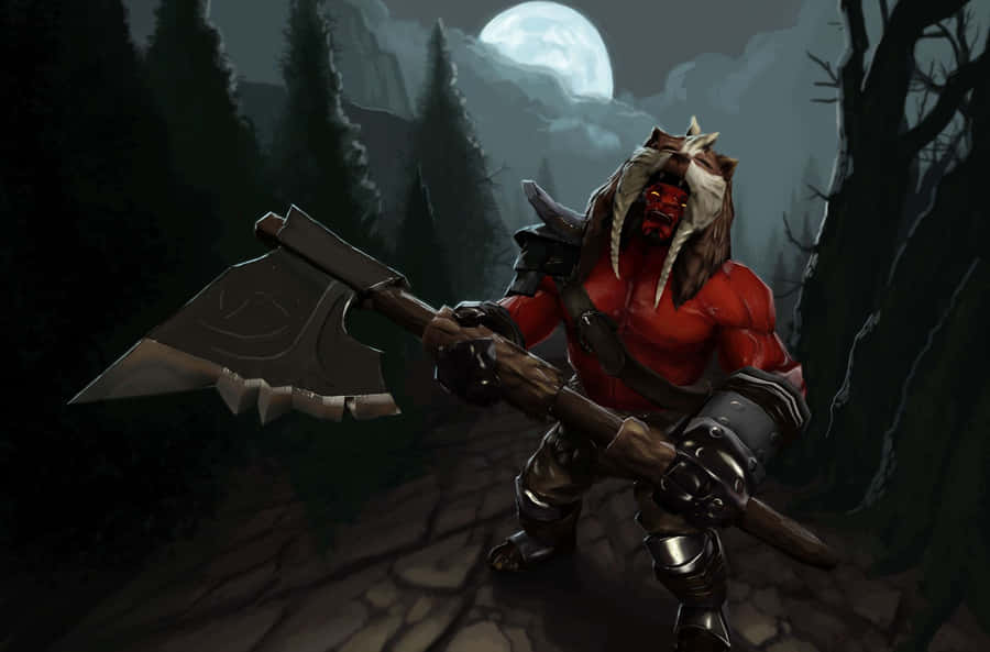 Ready To Strike - Dota 2 Axe Wallpaper