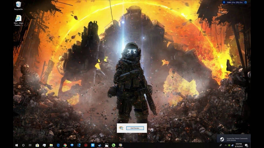 Ready Your Weapon And Suit Up For Titanfall 2 Wallpaper