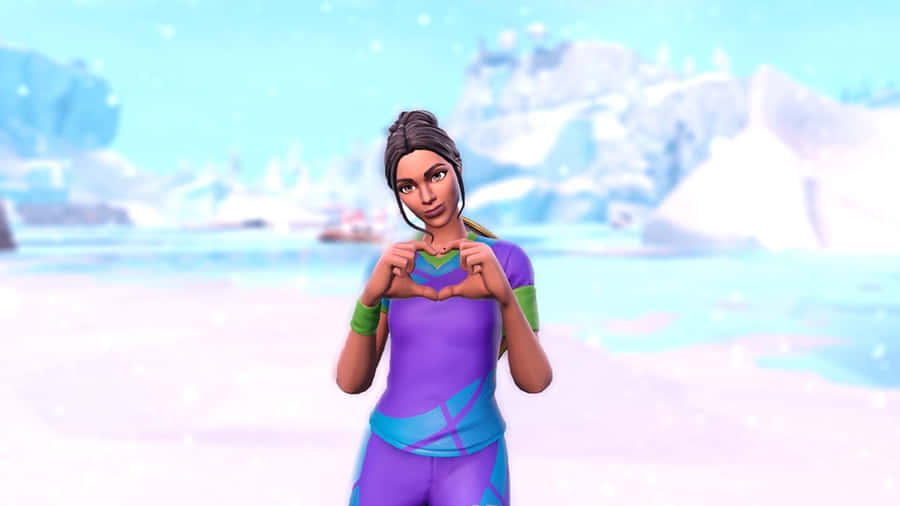 Realize Your Strategy And Play The Game Like A Pro With The Poised Playmaker Fortnite Skin Wallpaper