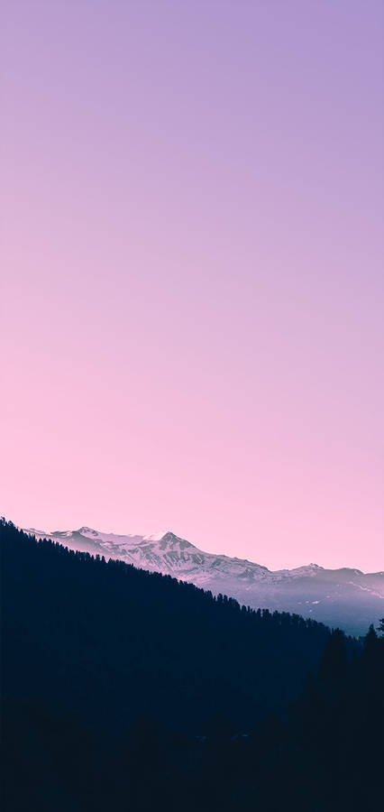 Realme Pink Skies Wallpaper