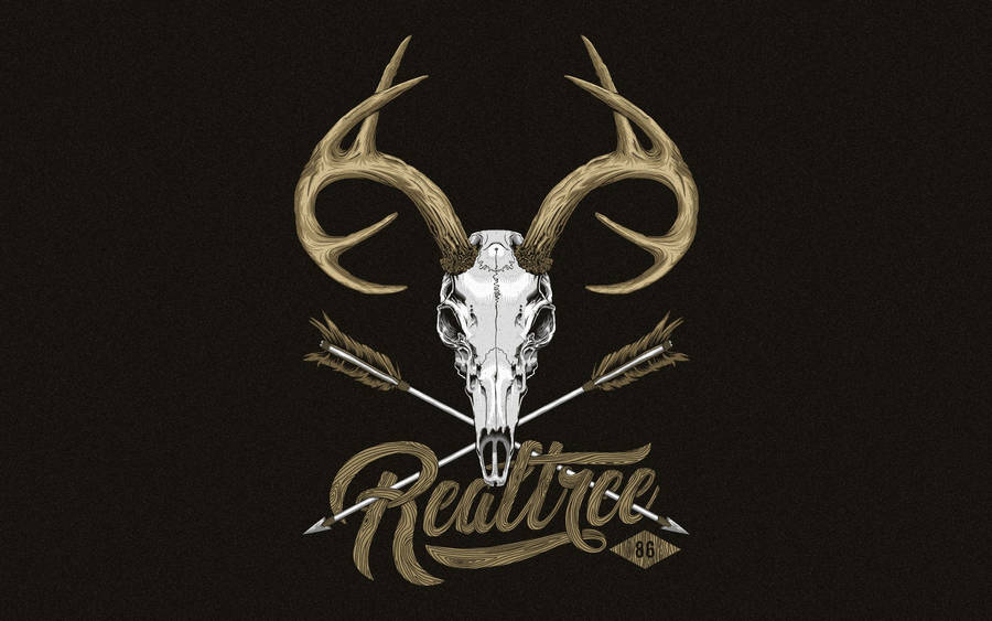 Realtree Camo Deer Skull Wallpaper