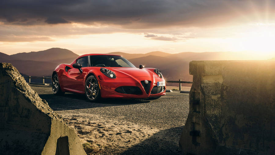 Reclaim The Road With Alfa Romeo 4c Wallpaper