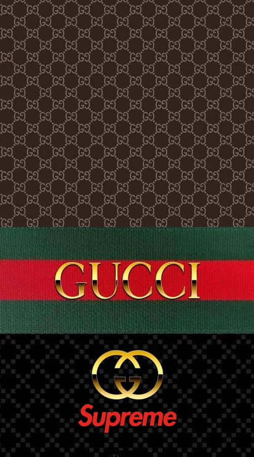 Recreate Your Wardrobe With Supreme And Gucci's Effortless Style. Wallpaper