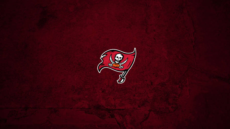 Red Aesthetic Tampa Bay Buccaneers Flag Wallpaper