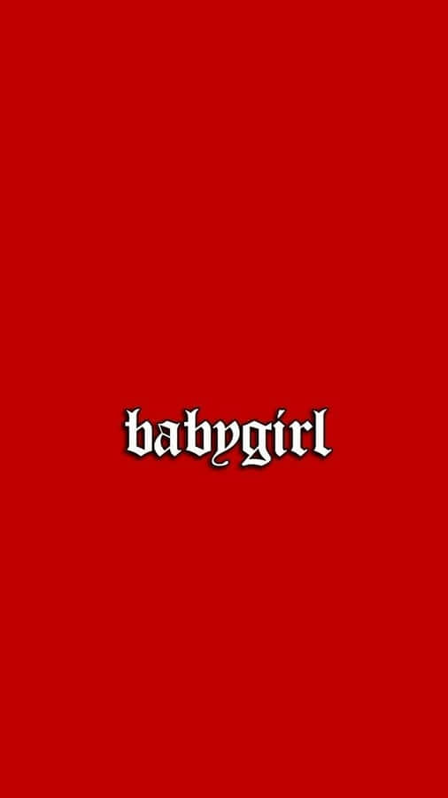 Red Aesthetic Tumblr Babygirl Wallpaper