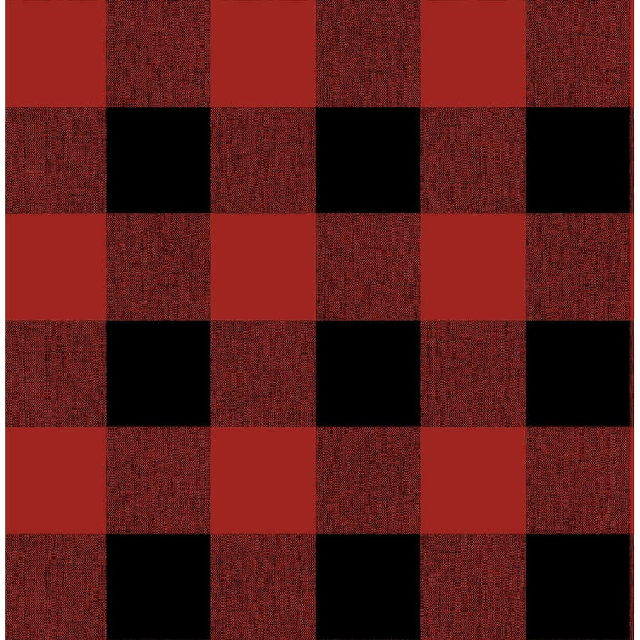 Red And Black Plaid Wallpaper