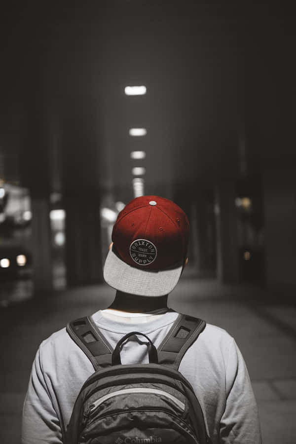 Red Brixton Cap Photography Wallpaper
