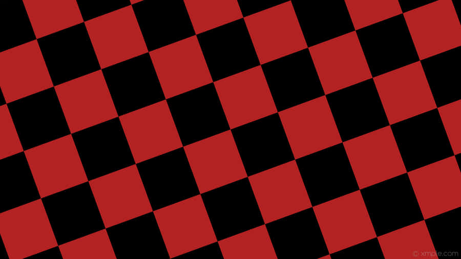 Red Checkered - A Crisp And Stylish Look Wallpaper