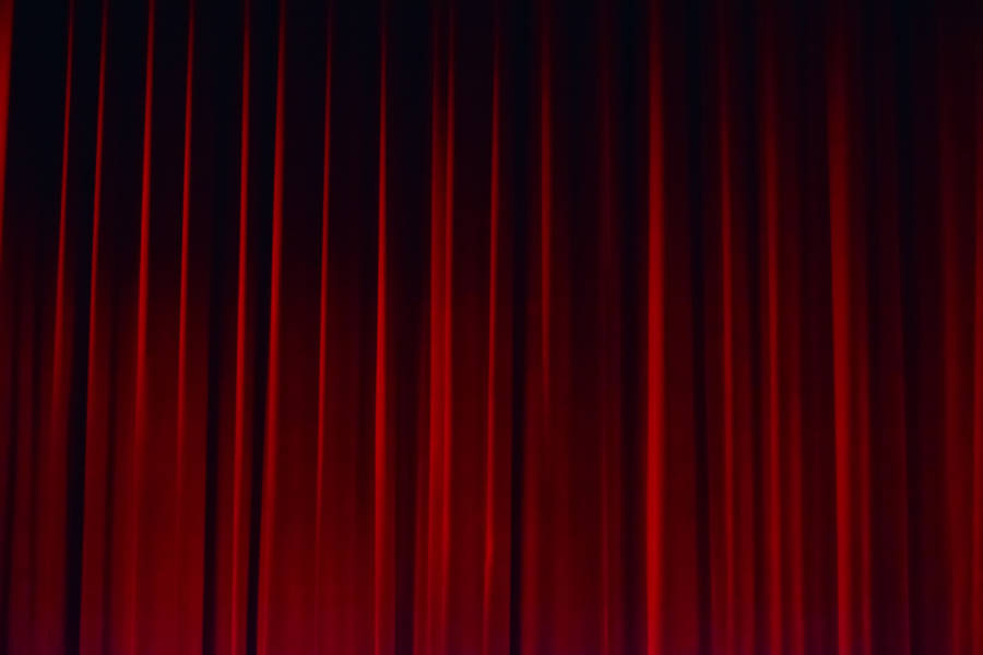 Red Curtain Wallpaper
