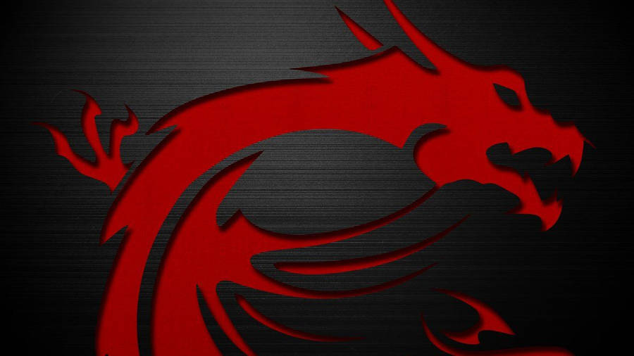 Red Dragon: Msi Logo Wallpaper