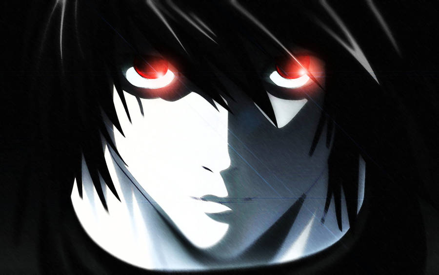 Red Eyes Death Note L Wallpaper