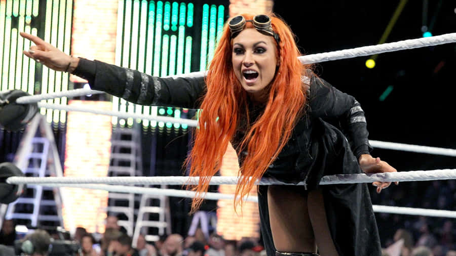 Red Hair Of Becky Lynch Wallpaper