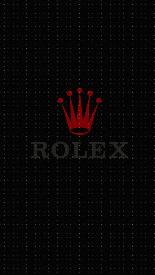Red Rolex Logo Wallpaper