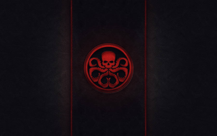Red Skull Hydra Flag Wallpaper