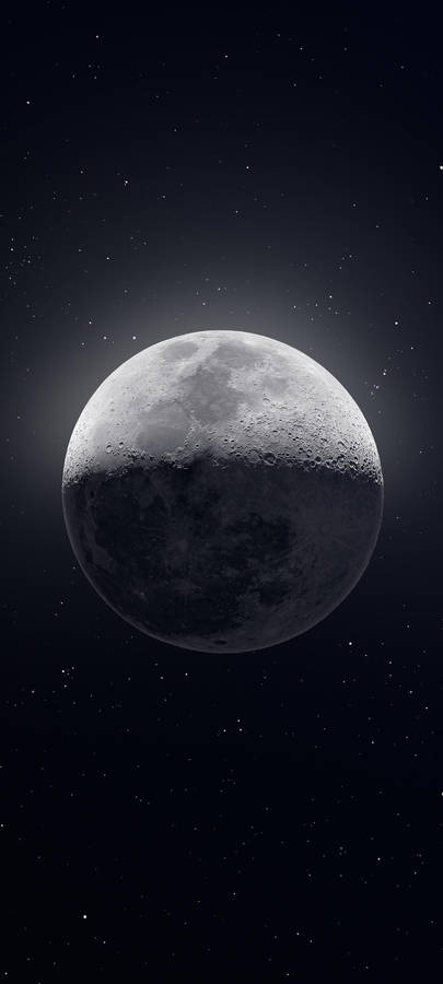 Redmi Note 10 Moon Close-up Wallpaper