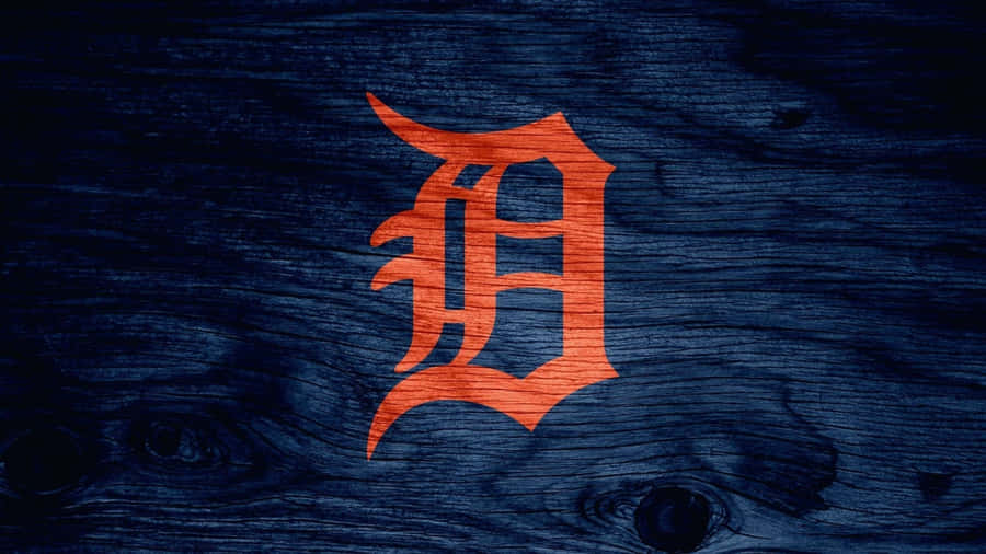 Refined And Cleaned D Detroit Tigers Logo Wallpaper