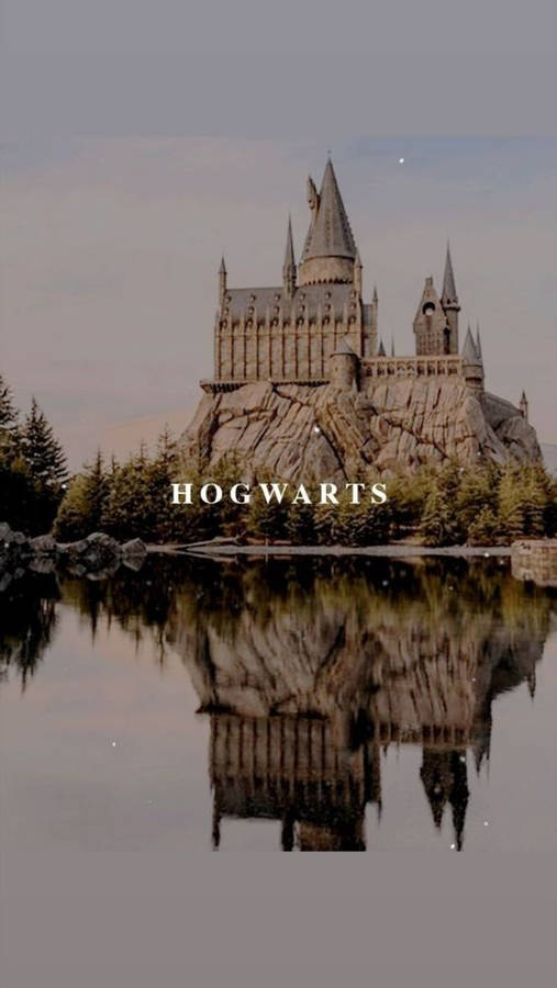 Reflection Harry Potter Hogwarts Iphone Wallpaper