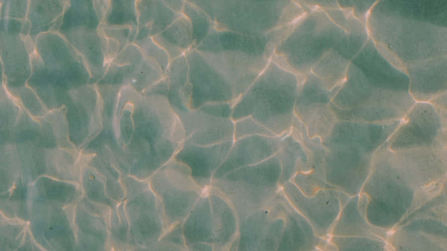 Refresh Your Desktop With A Beautiful Pastel Green Aesthetic. Wallpaper