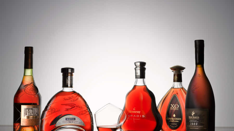 Relax With A Smooth Glass Of Hennessy Wallpaper