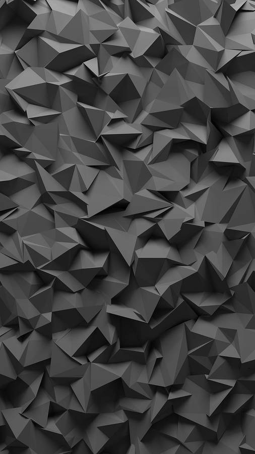 Relief 3d Asymmetrical Pyramids Wallpaper