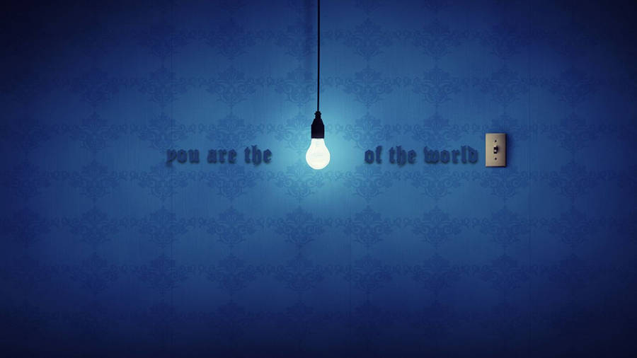 Religious Light Bulb Wallpaper