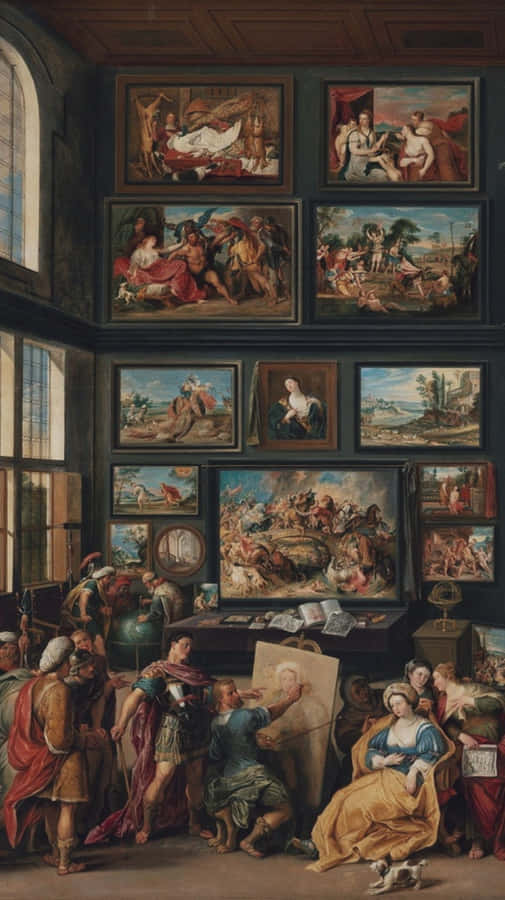 Renaissance Aesthetic Art Of Europe Wallpaper