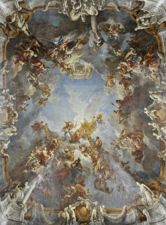 Renaissance Aesthetic The Apotheosis Of Hercules Wallpaper