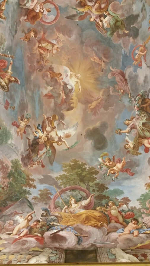 Renaissance Aesthetic The Last Judgement Wallpaper