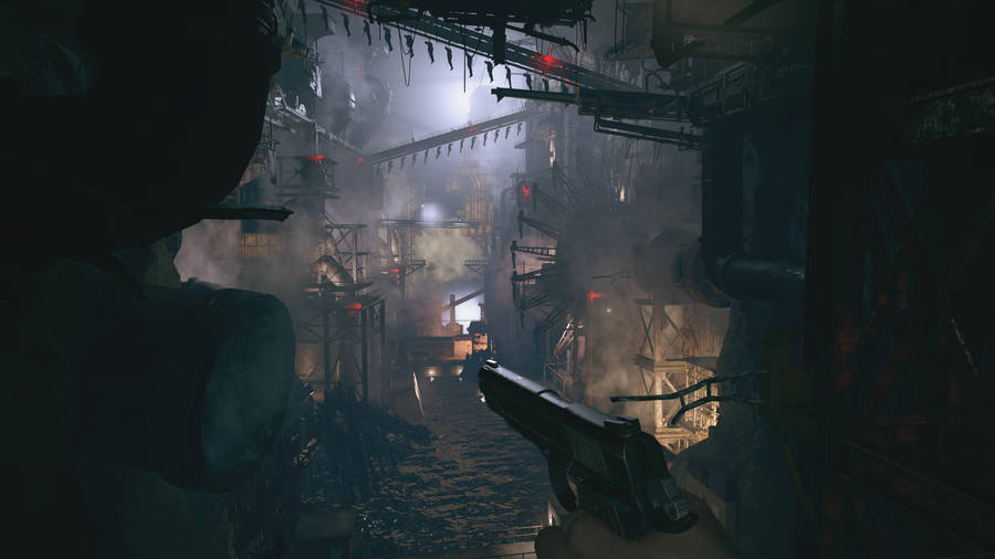 Resident Evil 8: Village Player Handgun Wallpaper