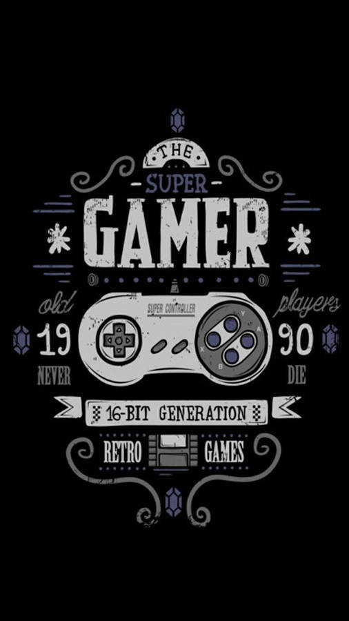 Retro Gamer Magazine With Gaming Phone Wallpaper