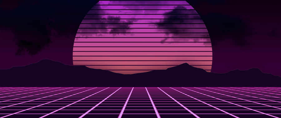 Retro Wave 80s Aesthetic Wallpaper