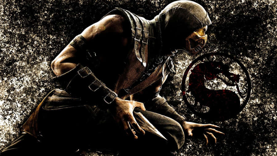 “revenge Is A Dish Best Served Cold” - Mortal Kombat Scorpion Wallpaper