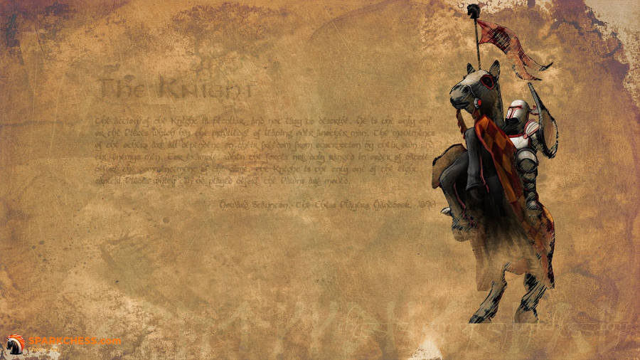 Riding A Horse Knight Wallpaper