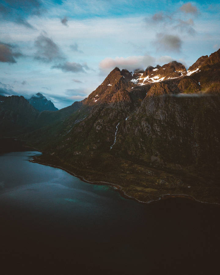 Rock Formation In The Mountain Wallpaper