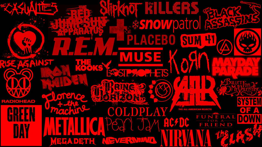 Rock Music Abstract Wallpaper