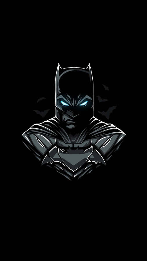 Rock The Batman Logo Wherever You Go With This Cool Awesome Batman Iphone. Wallpaper