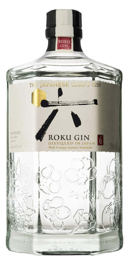 Roku Gin Bottle Japanese Craft Gin Wallpaper