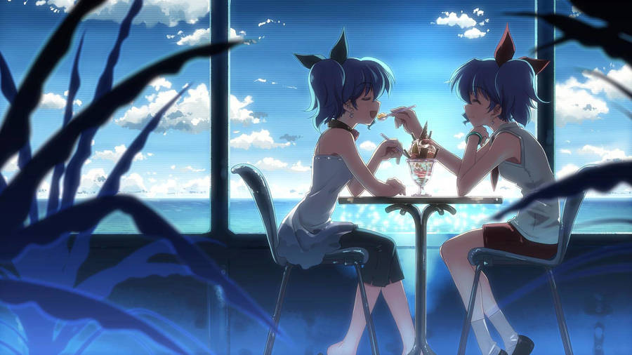 Romantic Anime Couple Wallpaper